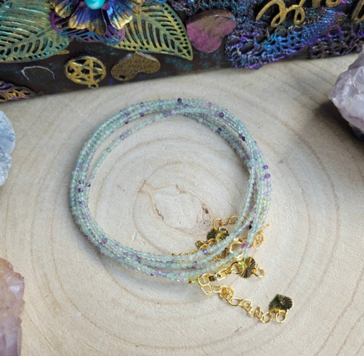 Fluorite Choker Necklace