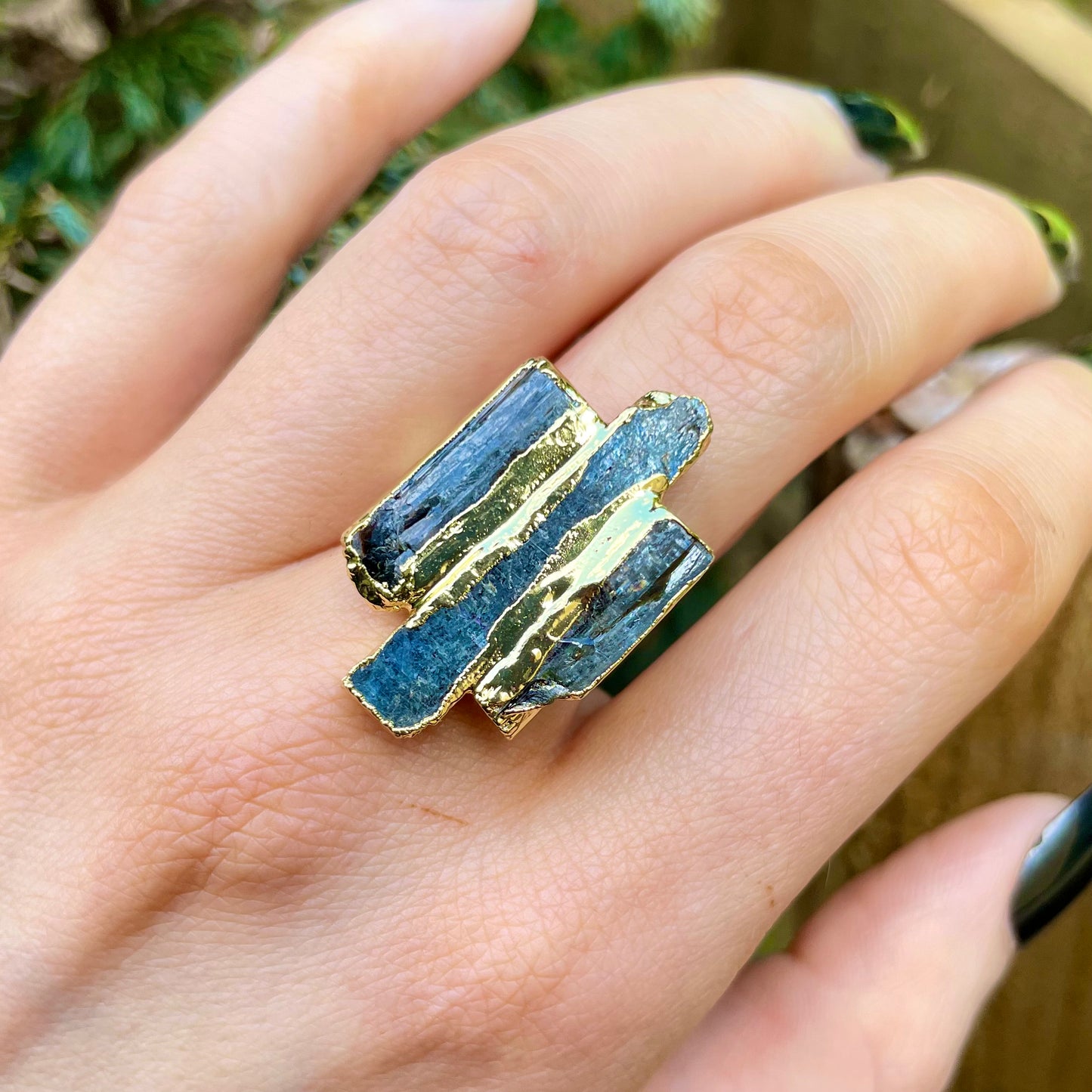 Kyanite Three Strip Rings 🦋👼🤍✨