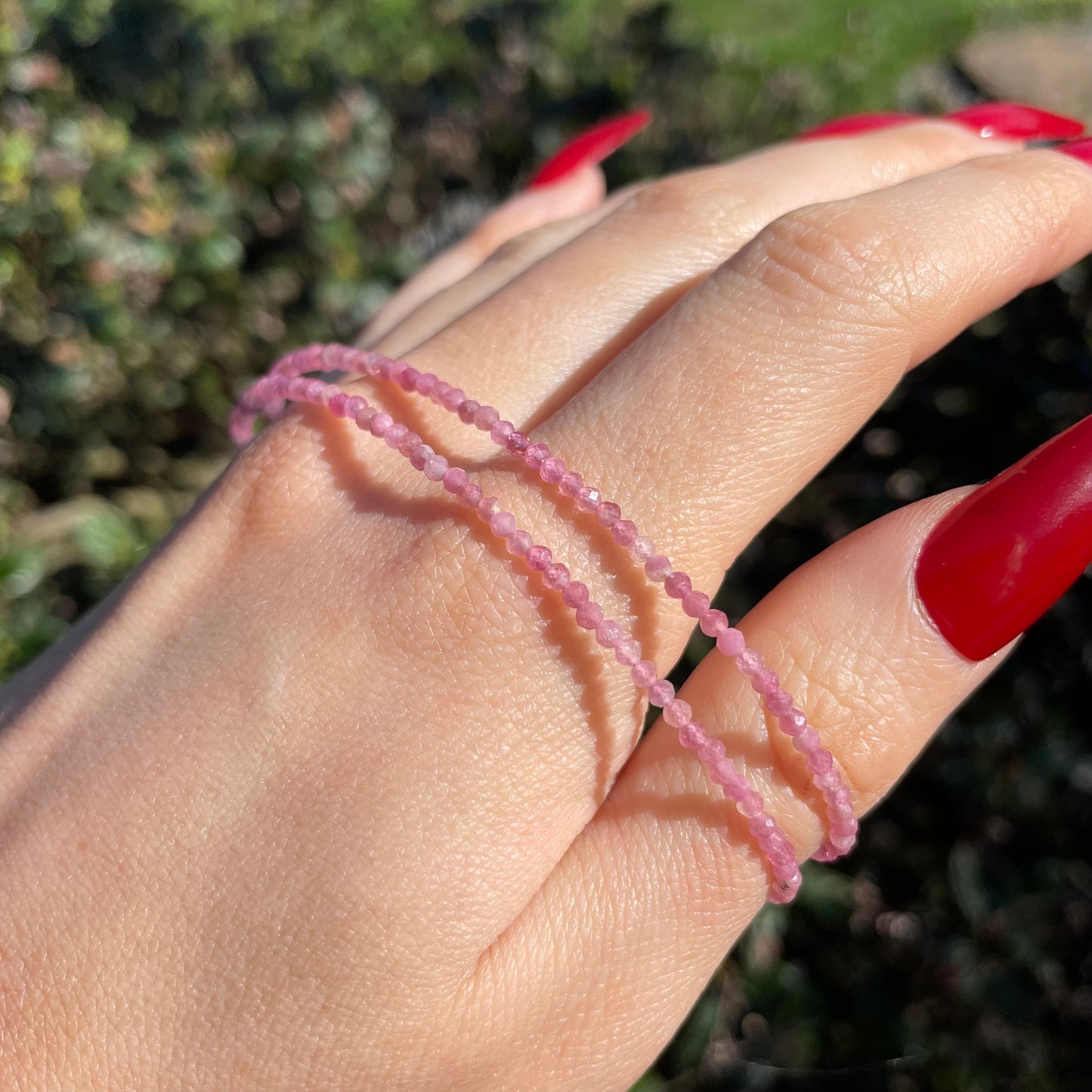 Pink Tourmaline Choker Necklace