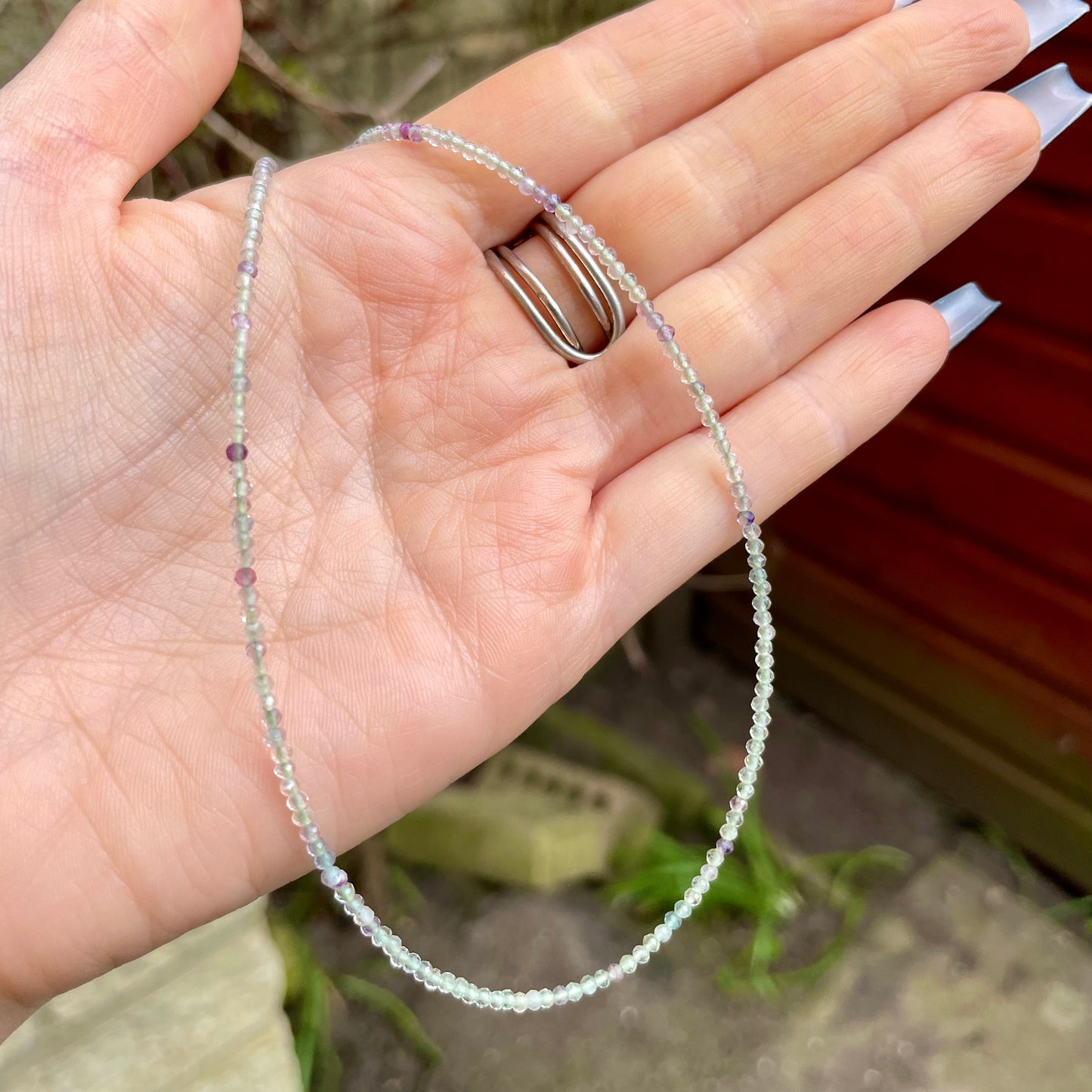 Fluorite Choker Necklace