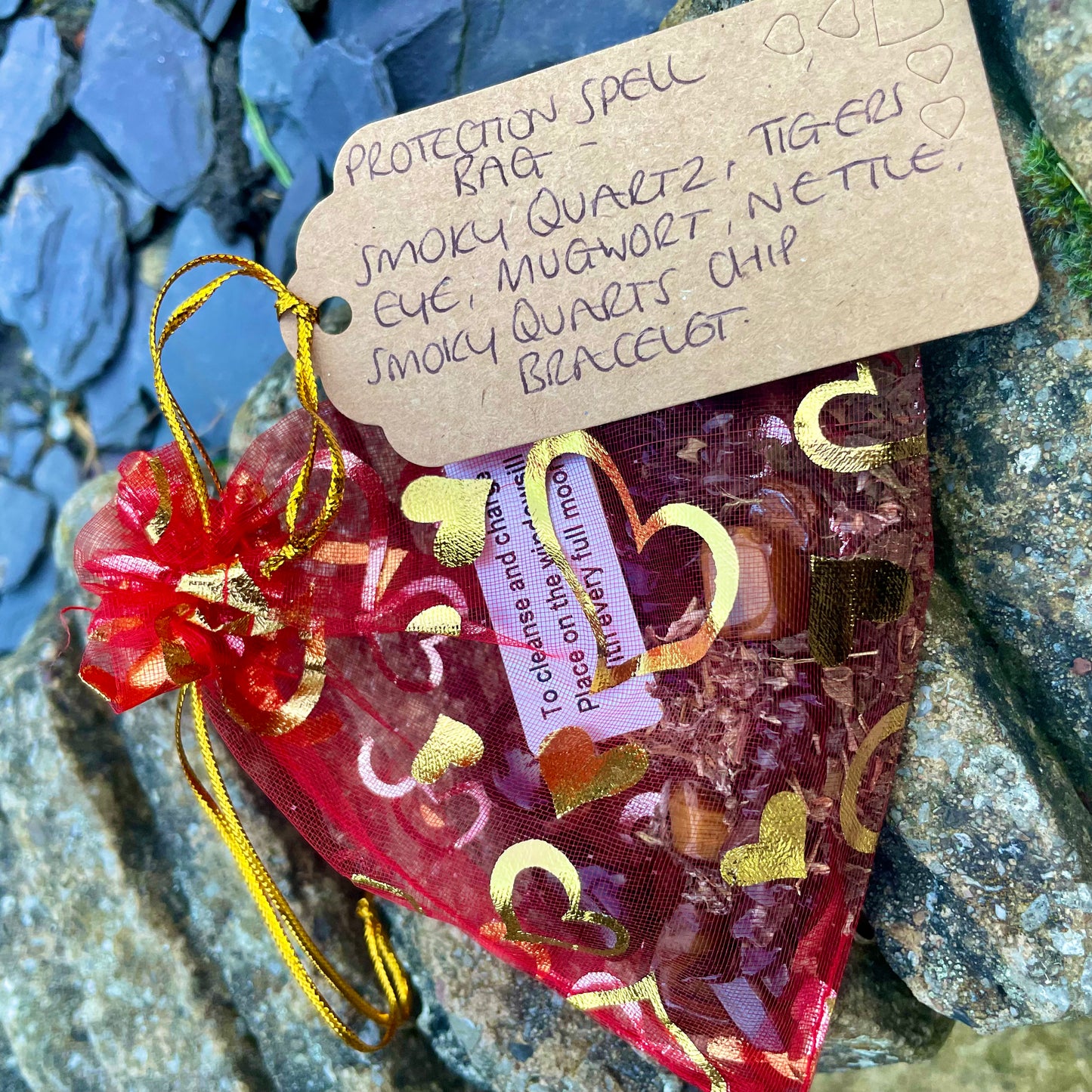 Protection Spell Bag and Bracelet 🪄❤️