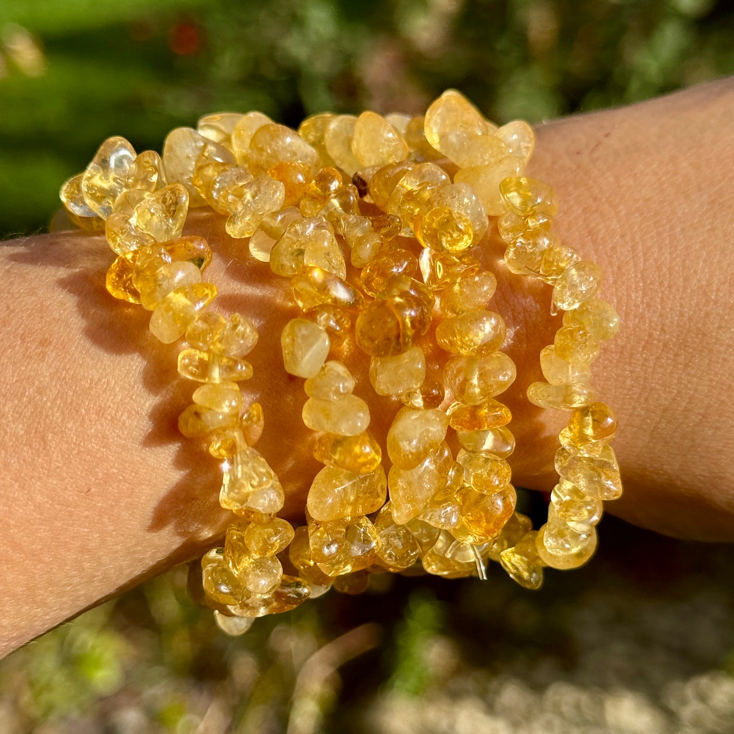 Citrine Chip Bracelet