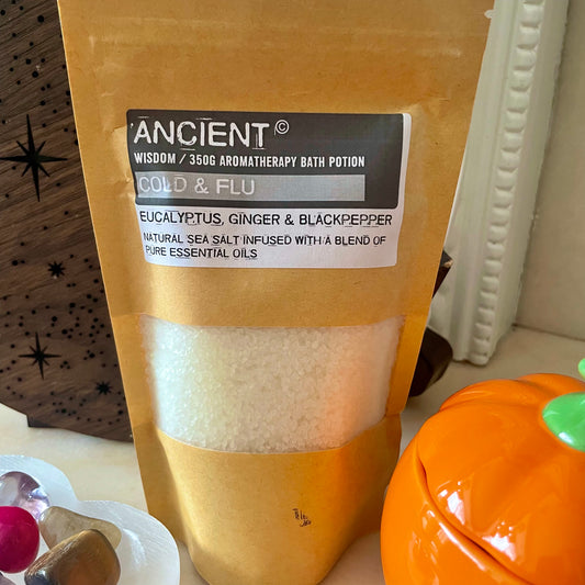 Cold & Flu Relief Aromatherapy Bath Potion 350g 🧪🤒