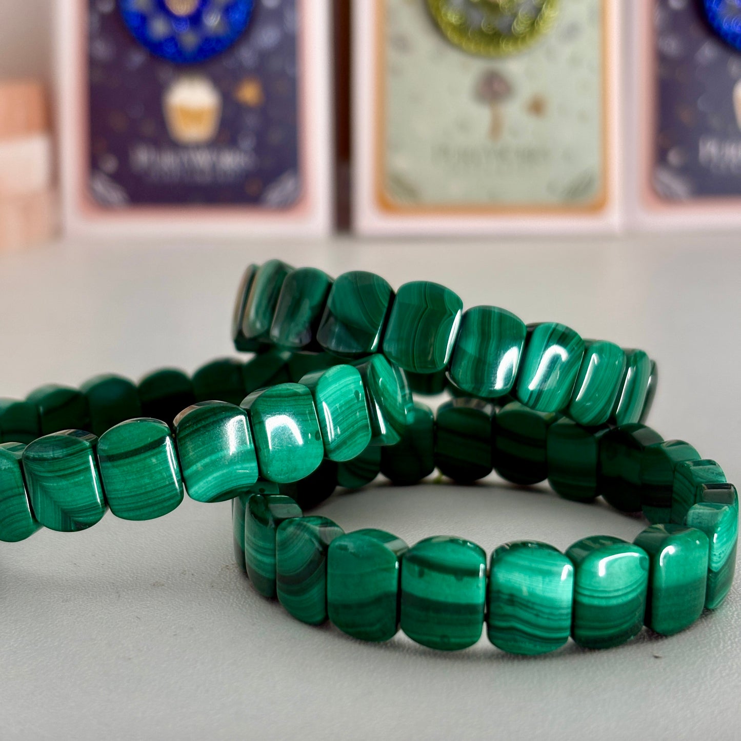 Malachite Polished Bangle