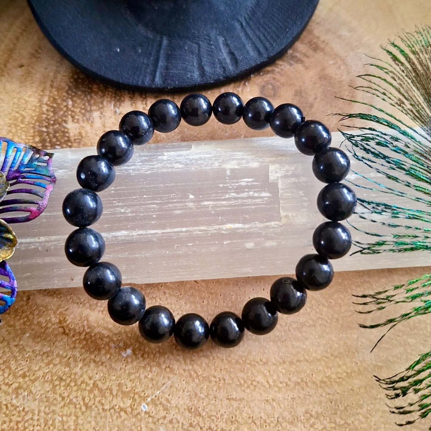 Shungite Beaded Bracelet - EMF tested ✔️