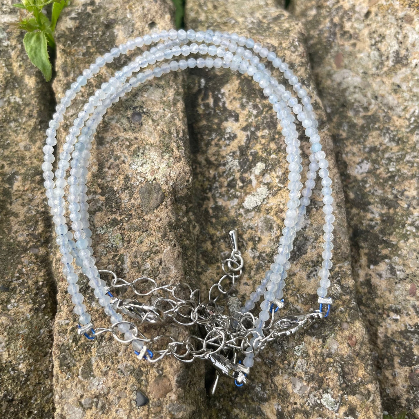 Aquamarine Minimalist Bracelet 🌊