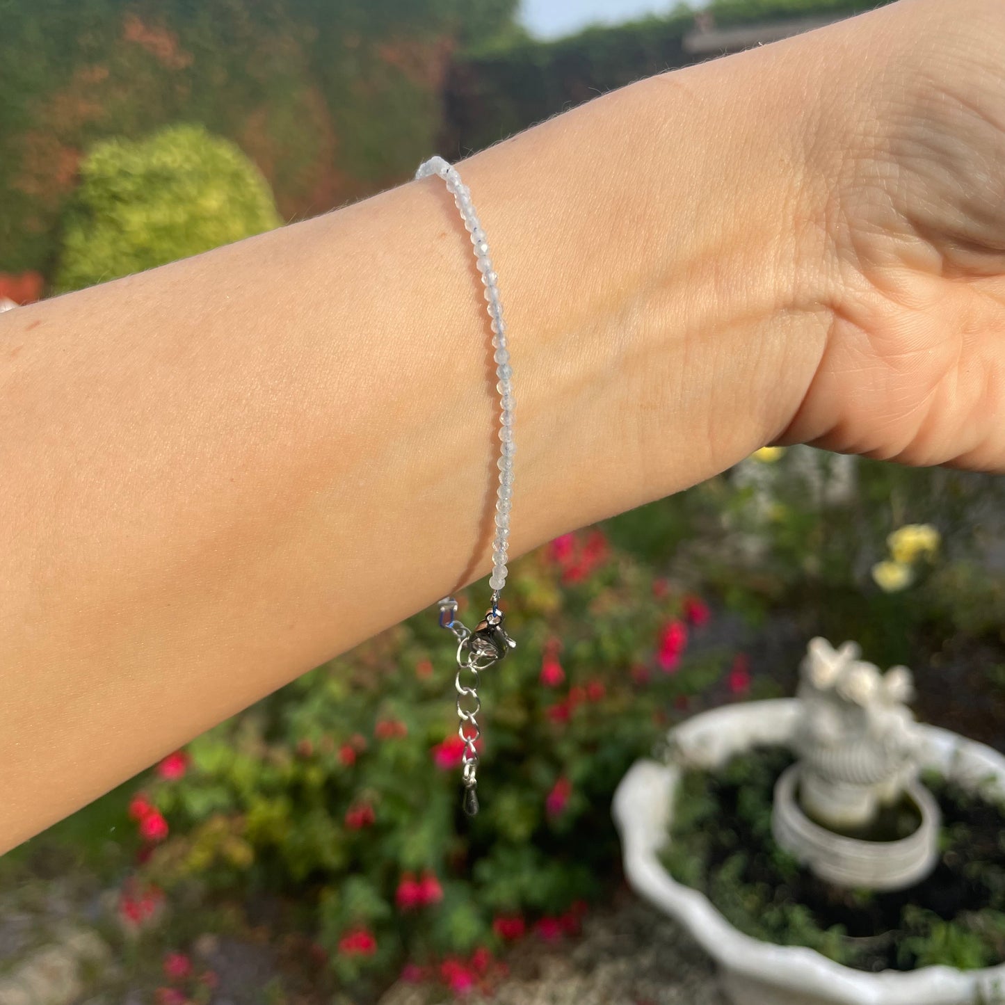 Aquamarine Minimalist Bracelet 🌊