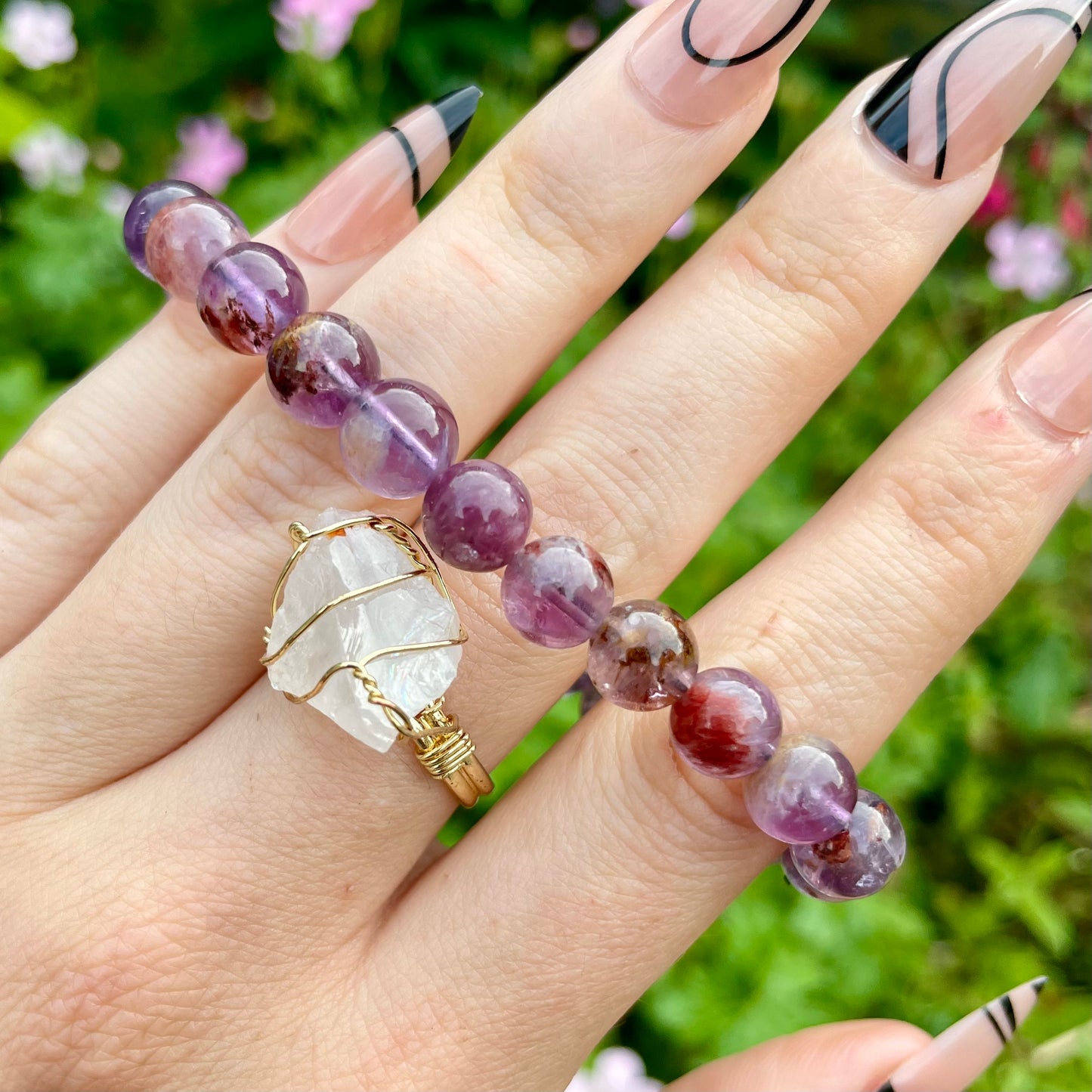 Auralite-23 Beaded Bracelet