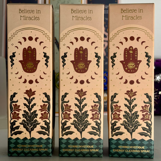 Myrrh Mystique “Believe in Miracles” Energy Clearing Spray
