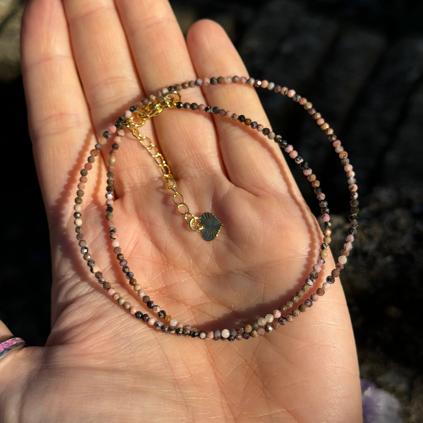 Rhodonite Choker Necklace