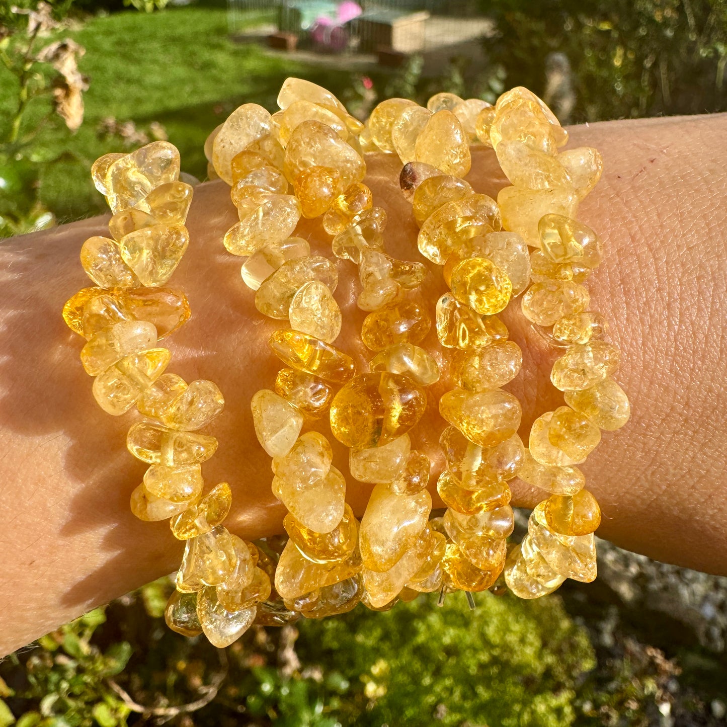 Citrine Chip Bracelet