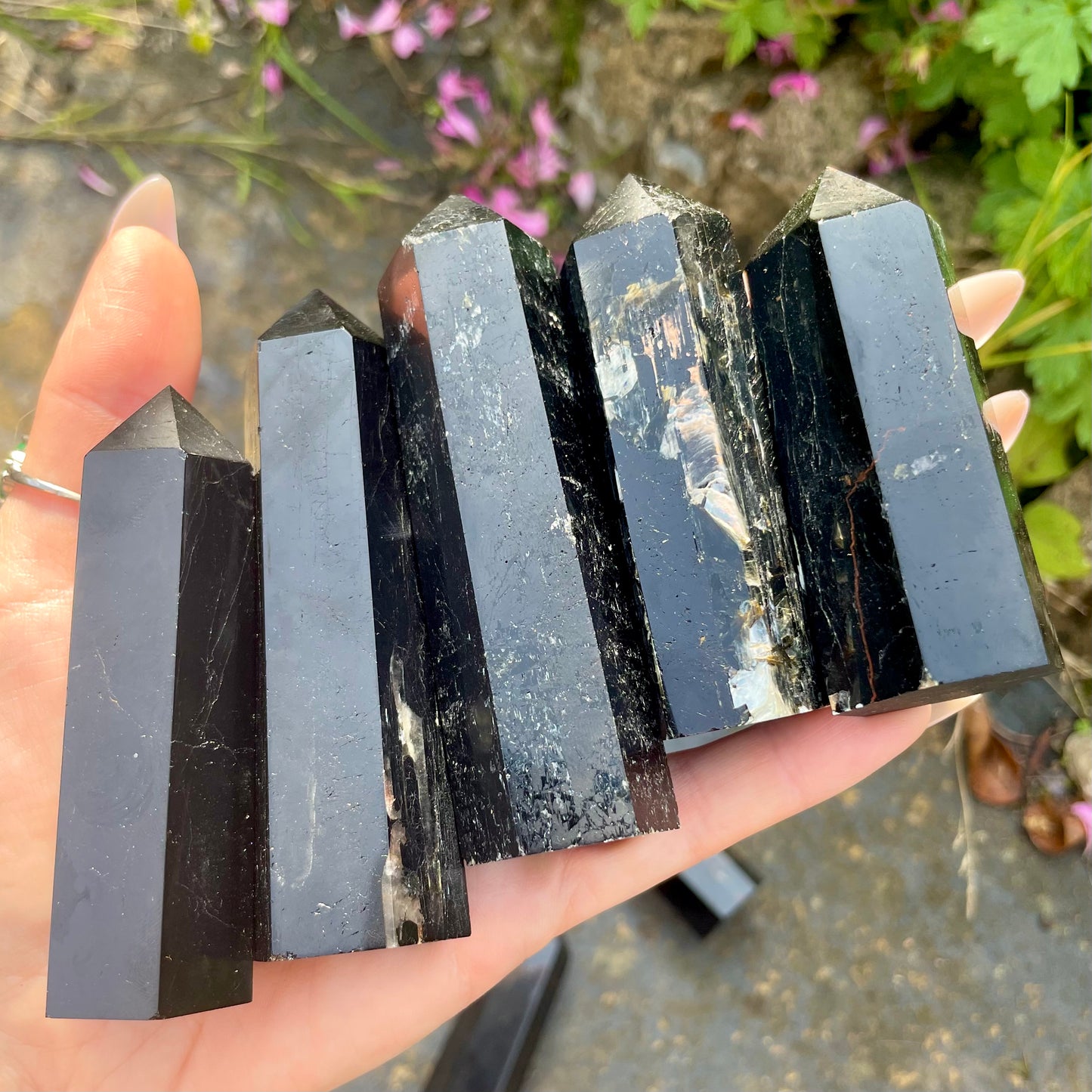 Black Tourmaline Protection Towers 🖤🛡️ 7-8cm