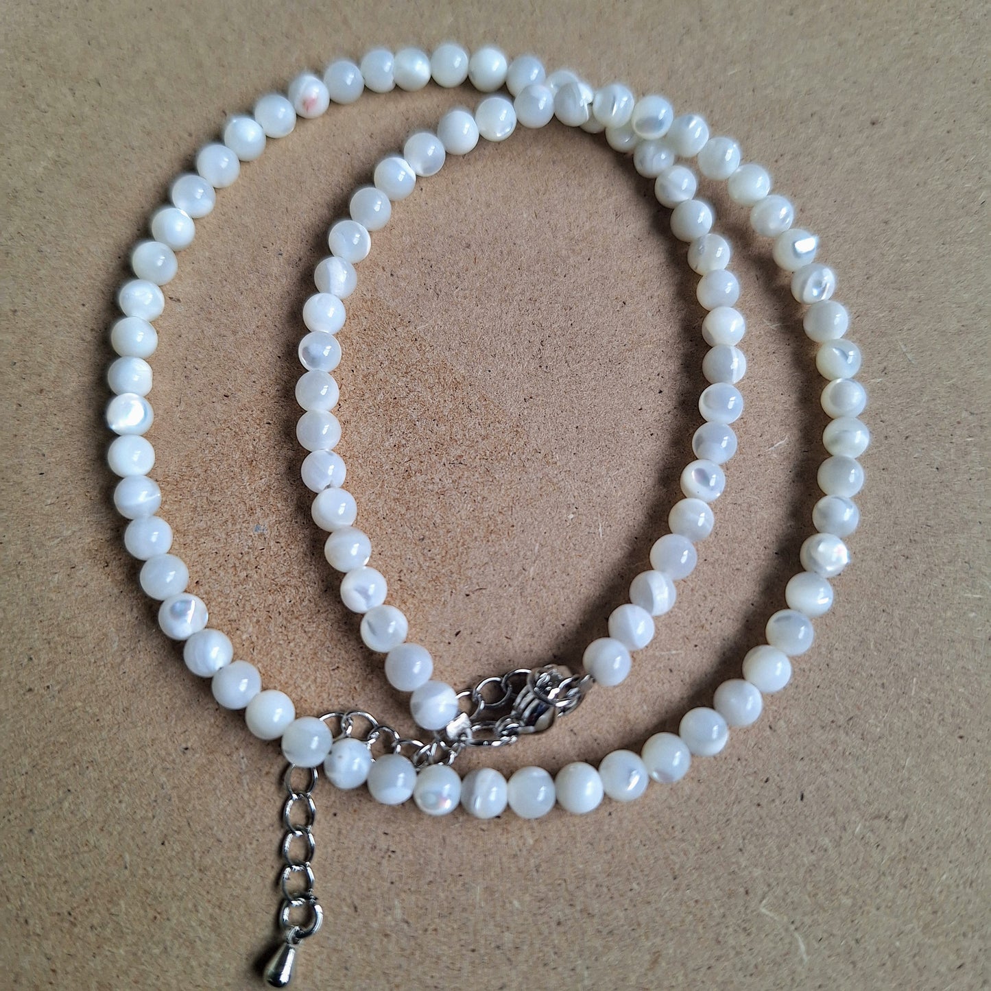 Pearl Choker 4mm beads shell Jewellery