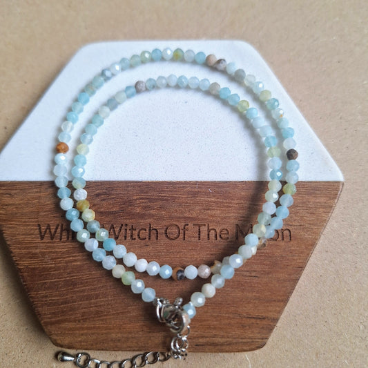 Flower Amazonite Choker Necklace