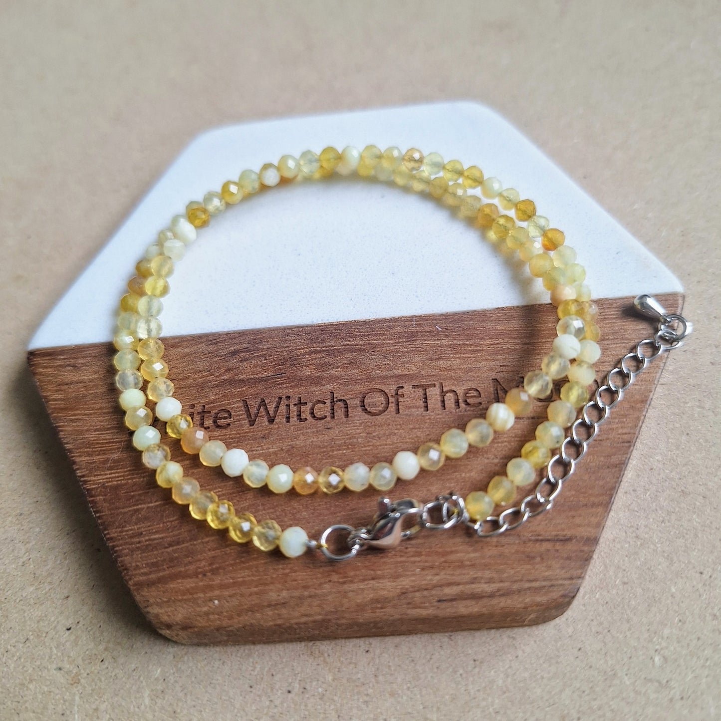 Golden healer choker necklace minimalist jewellery for her witchy gift for women solar plexus