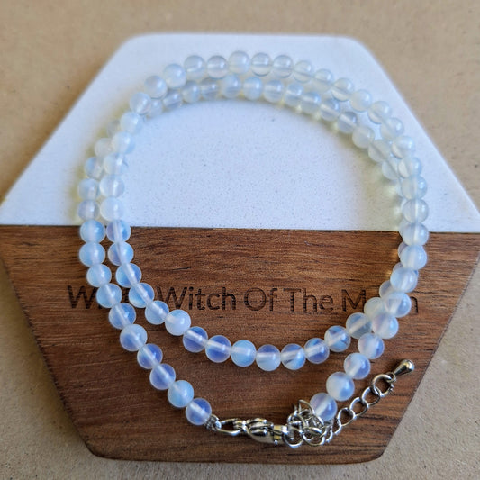 Opalite Choker Necklace 4mm beads