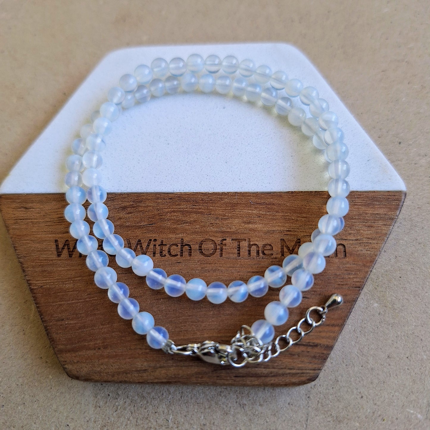 Opalite Choker Necklace 4mm beads