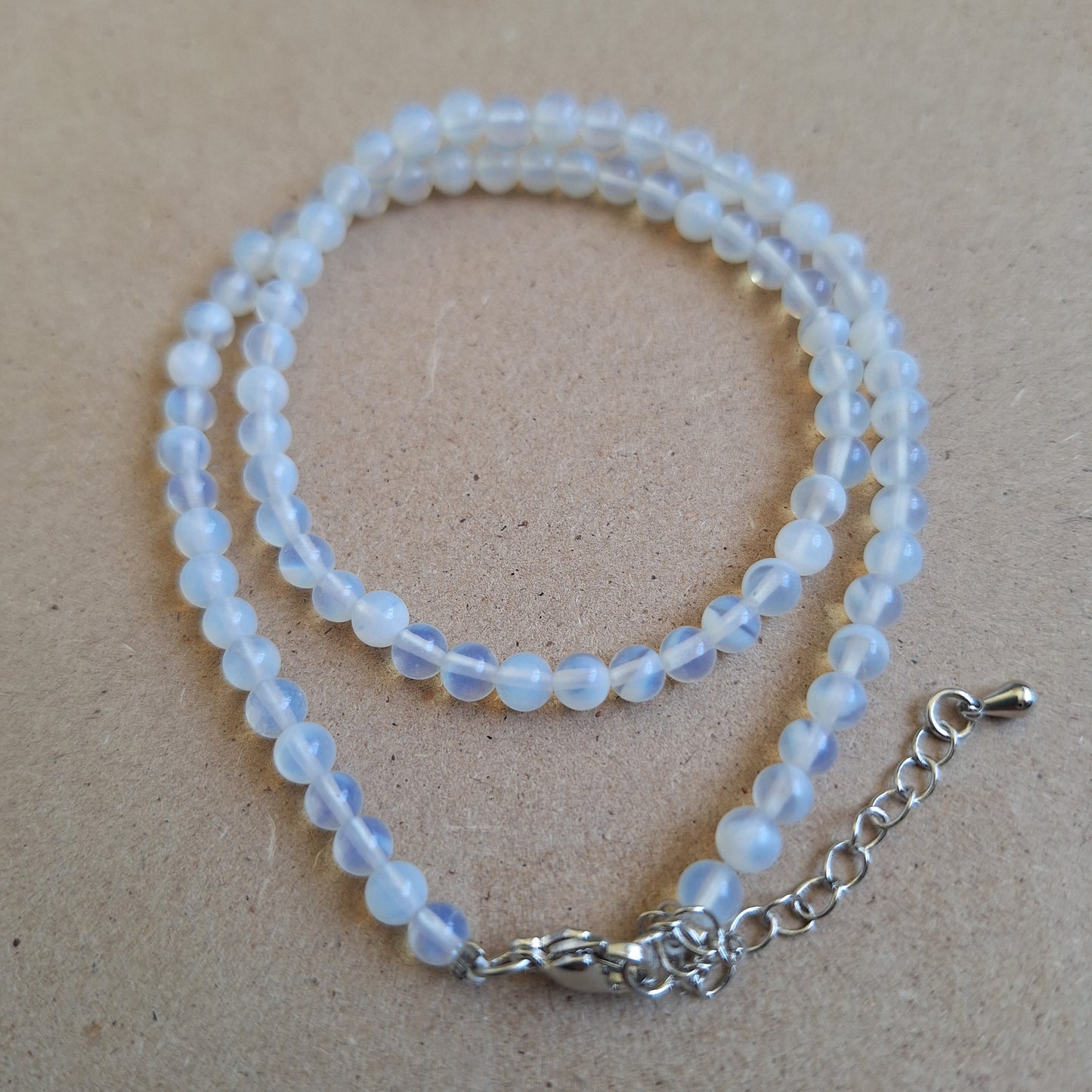 Opalite Choker Necklace 4mm beads