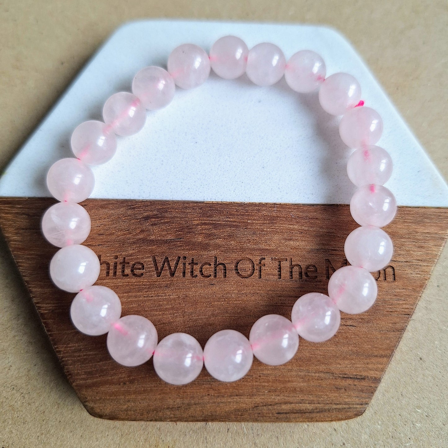 Rose Quartz bracelet 8mm beads