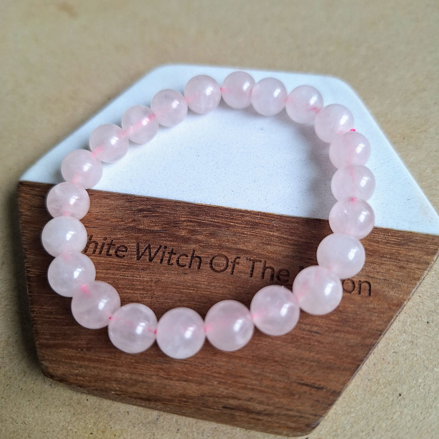 Rose Quartz bracelet 8mm beads
