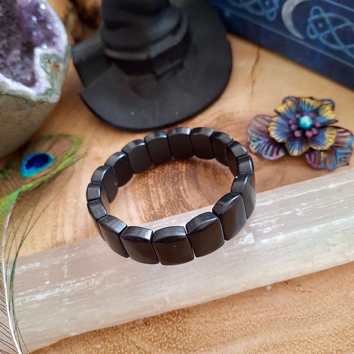 Shungite Chunky Bangle - EMF tested ✔️