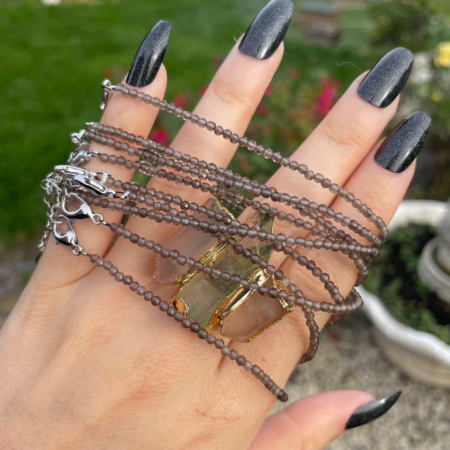 Smoky Quartz Minimalist Bracelet 🤎