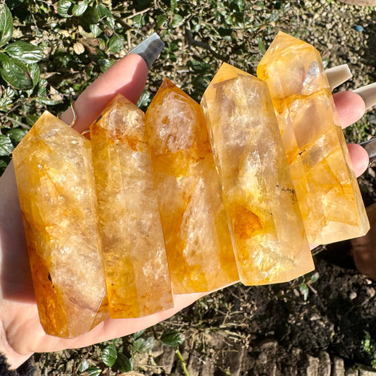 Golden Healer Quartz Towers 🌞 8-9cm