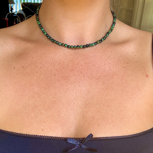 Kambaba Jasper (Rhyolite) Choker Necklace