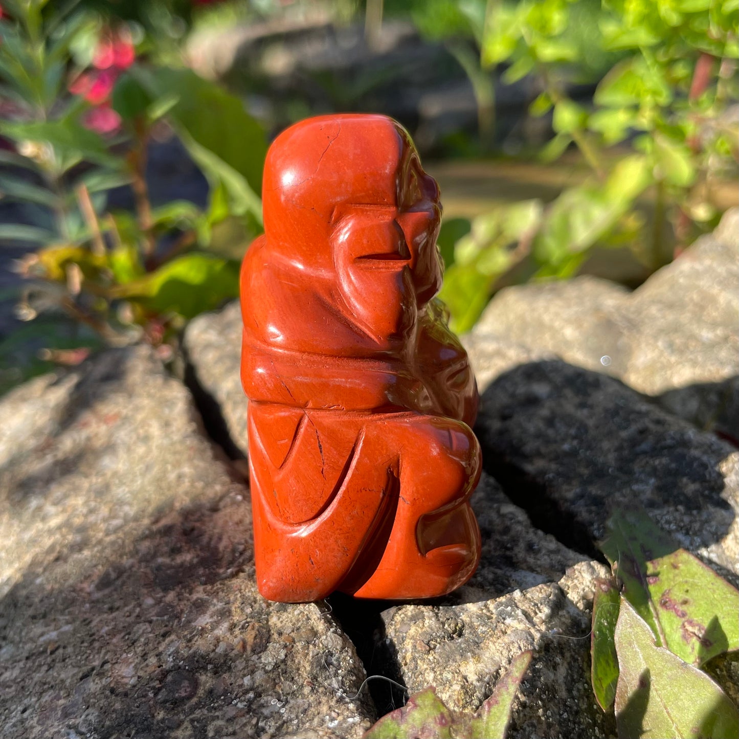 Red Jasper Buddha (2 Inches)