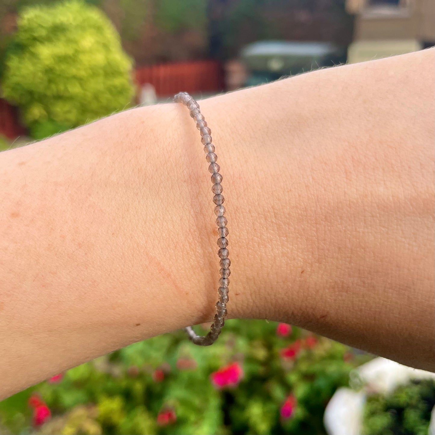 Smoky Quartz Minimalist Bracelet 🤎