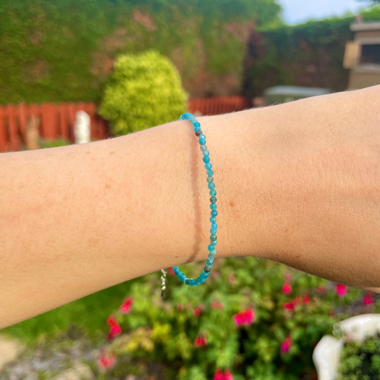 Apatite Minimalist Bracelet 🦋