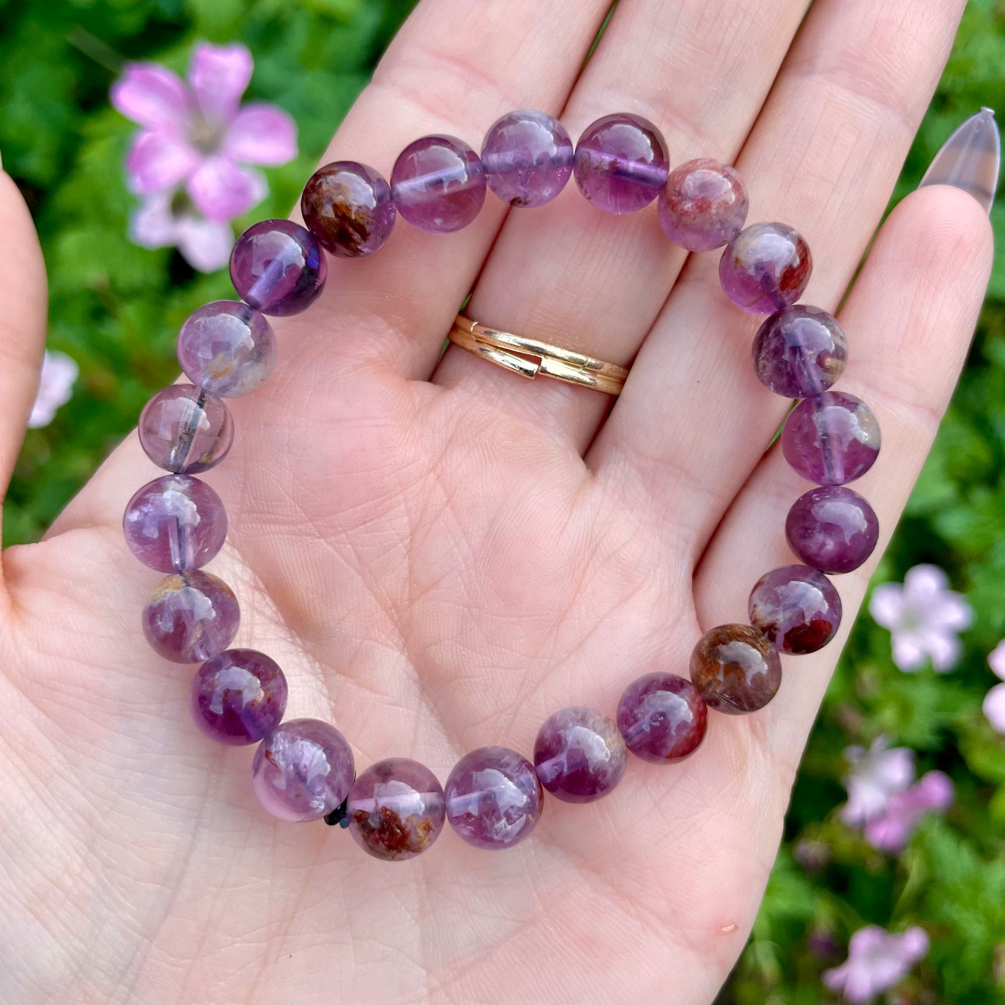 Auralite-23 Beaded Bracelet