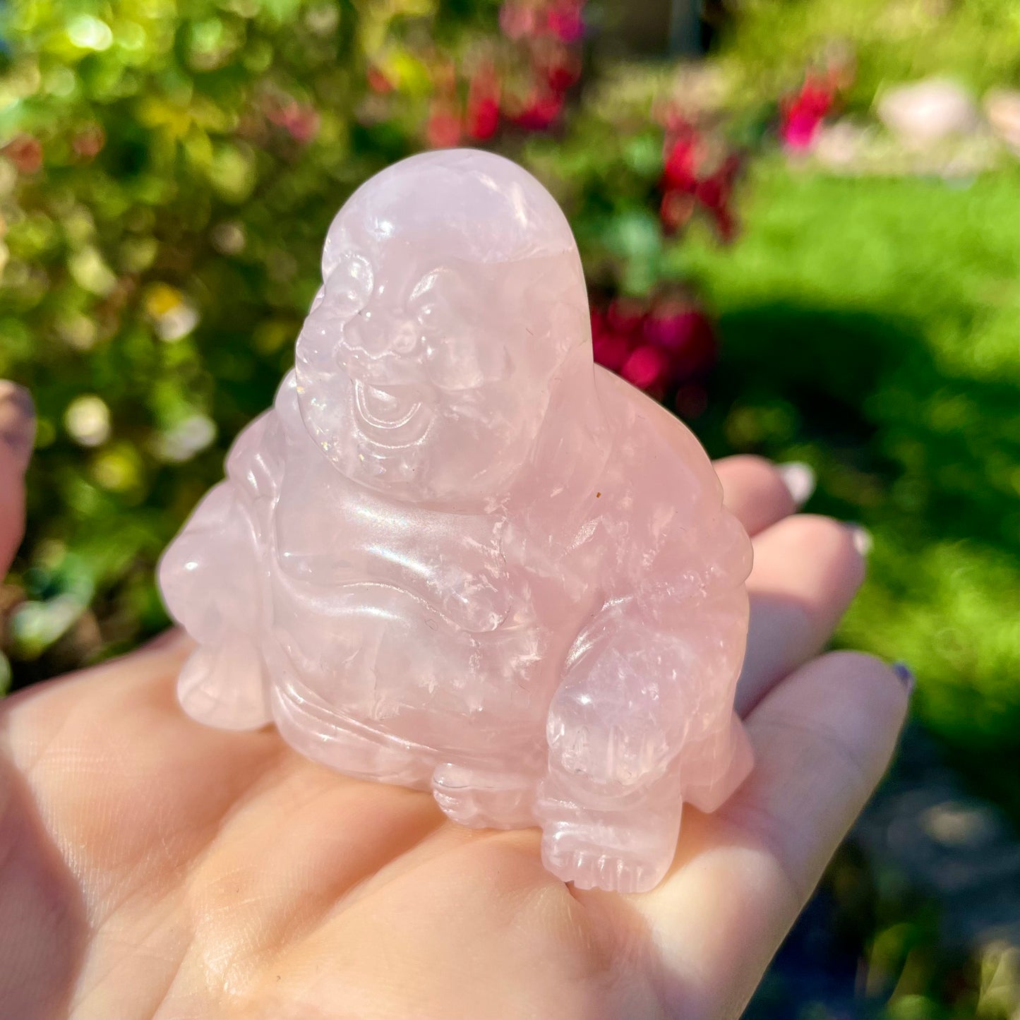 Rose Quartz Buddha (2 Inches)