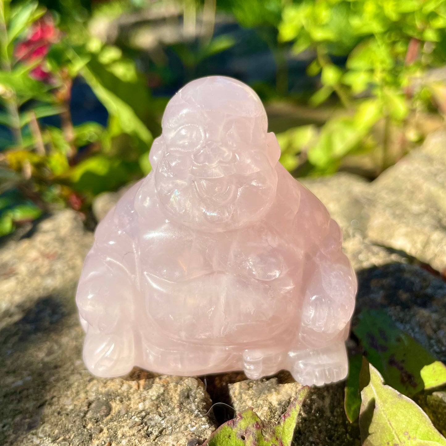 Rose Quartz Buddha (2 Inches)