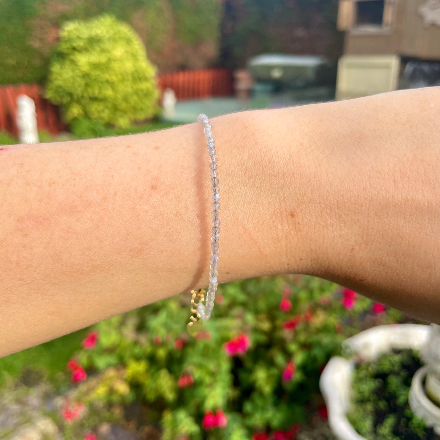 Labradorite Minimalist Bracelet 🌃