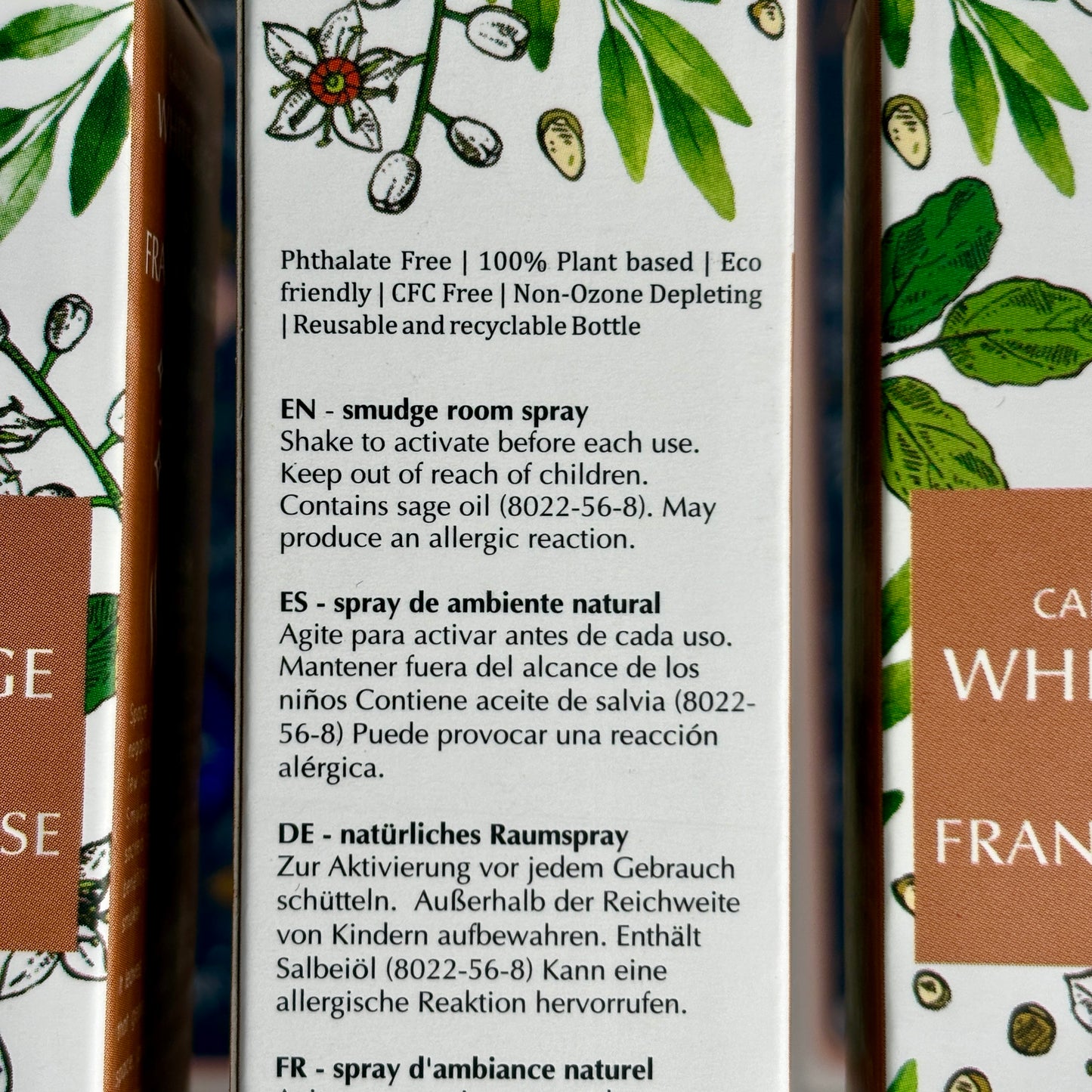White Sage & Frankincense Smudge Spray
