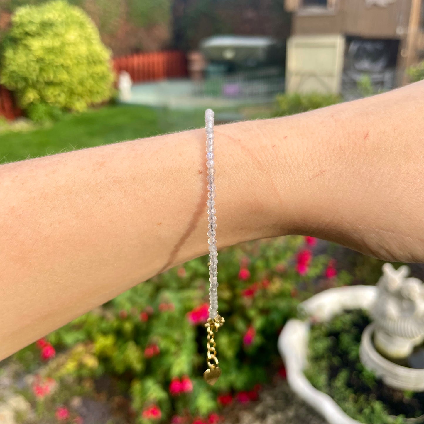 Labradorite Minimalist Bracelet 🌃
