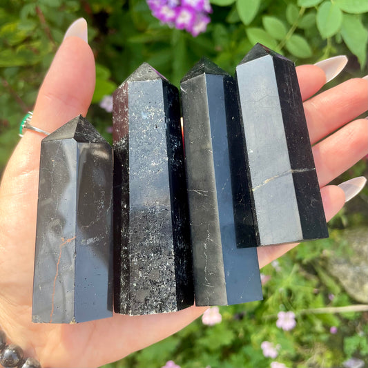 Black Tourmaline Protection Towers 🖤🛡️ 7-8cm