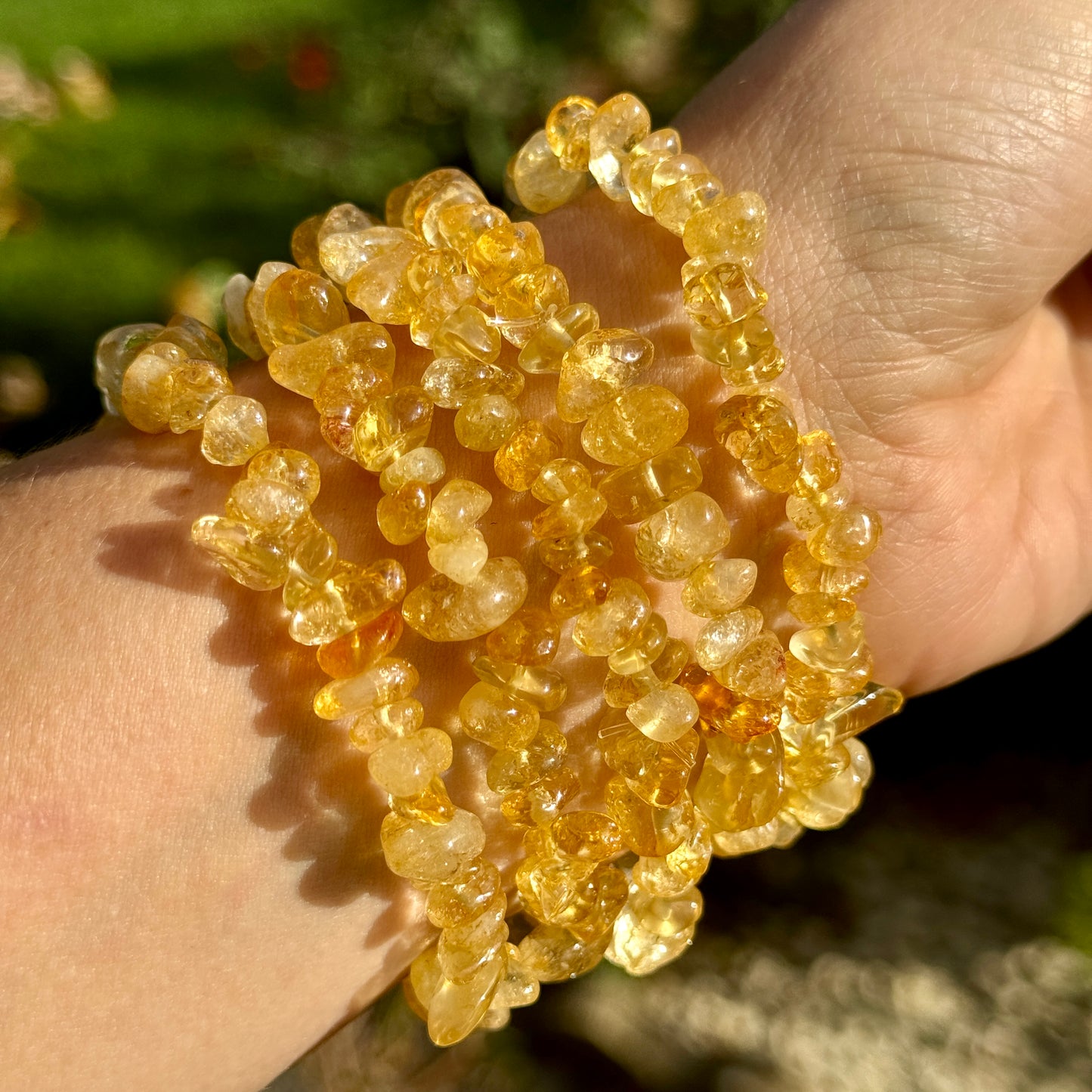 Citrine Chip Bracelet