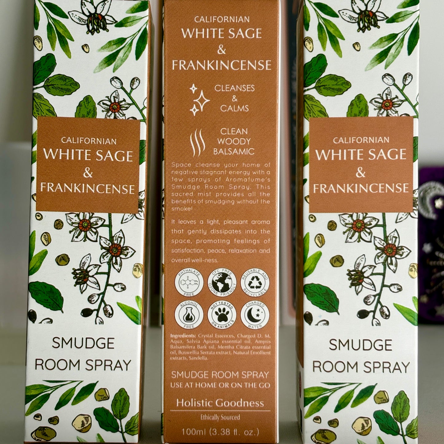 White Sage & Frankincense Smudge Spray
