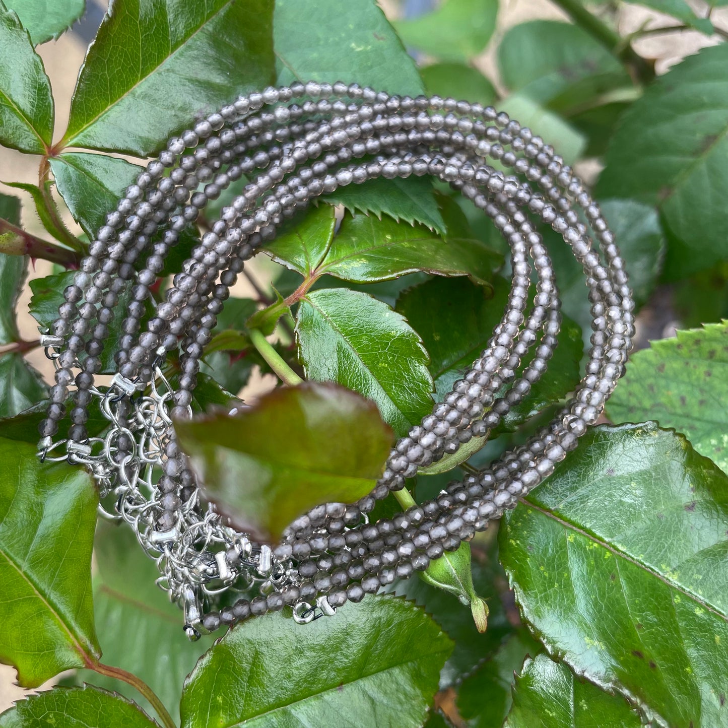 Smoky Quartz Minimalist Bracelet 🤎