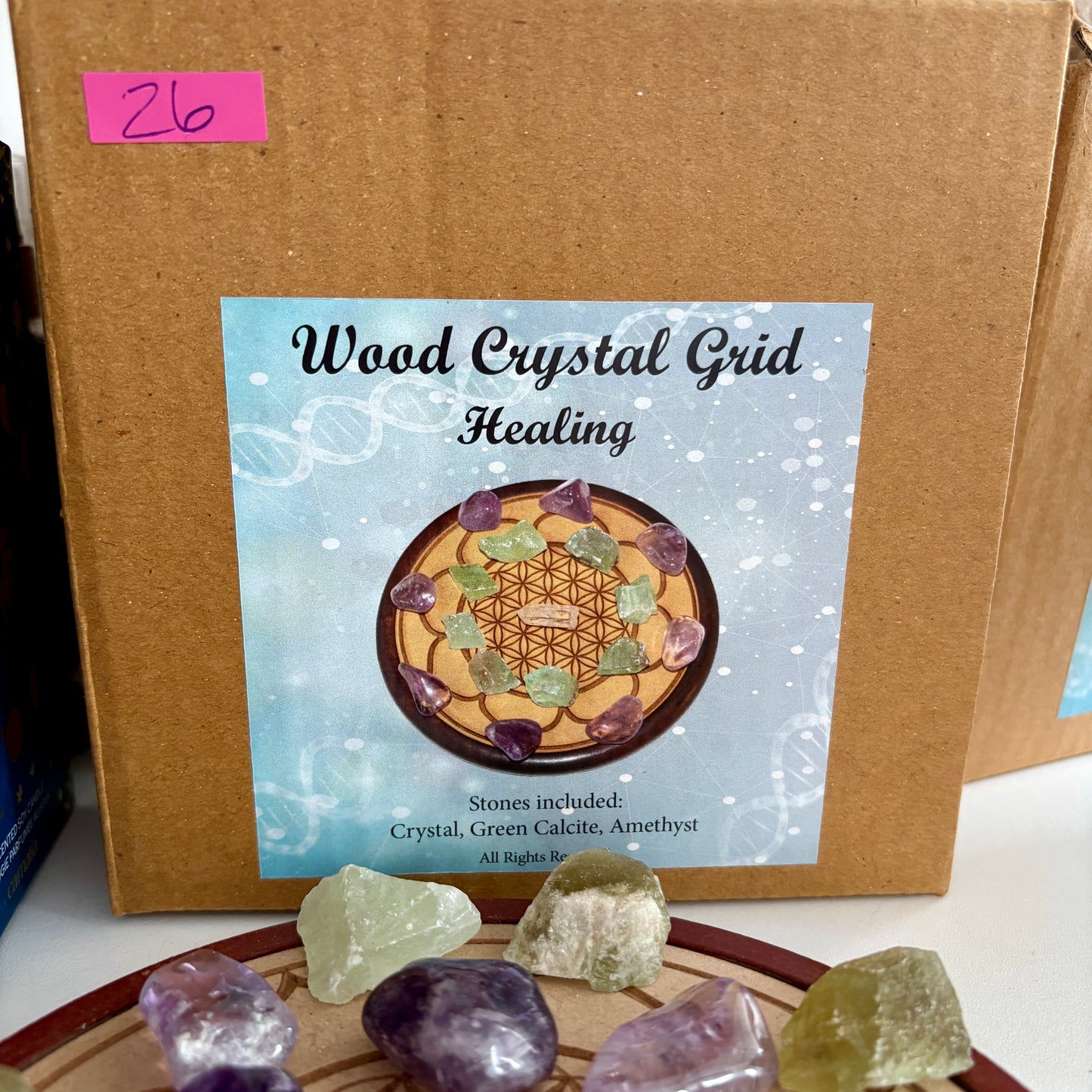 Ultimate Healing Crystal Grid Kit