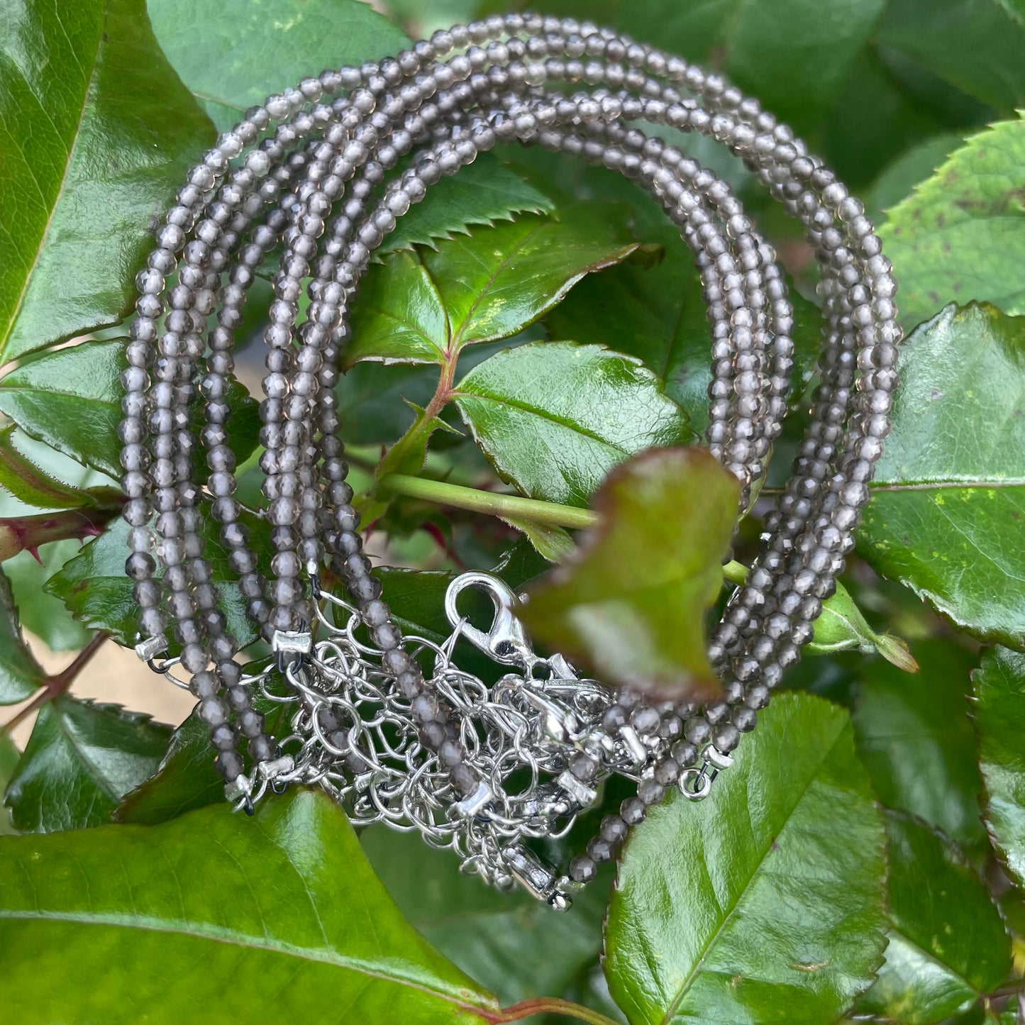 Smoky Quartz Minimalist Bracelet 🤎