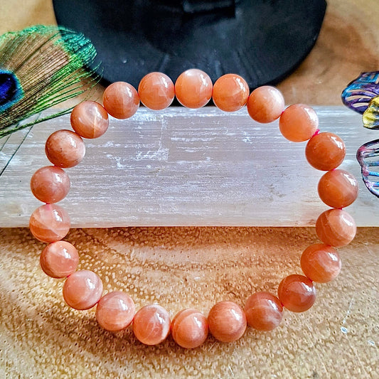 Sunstone Beaded Bracelet