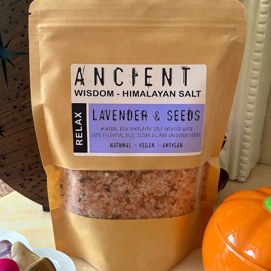 Lavender & Seeds Himalayan Salt Bath Blend - Relax 🪻🧘‍♀️