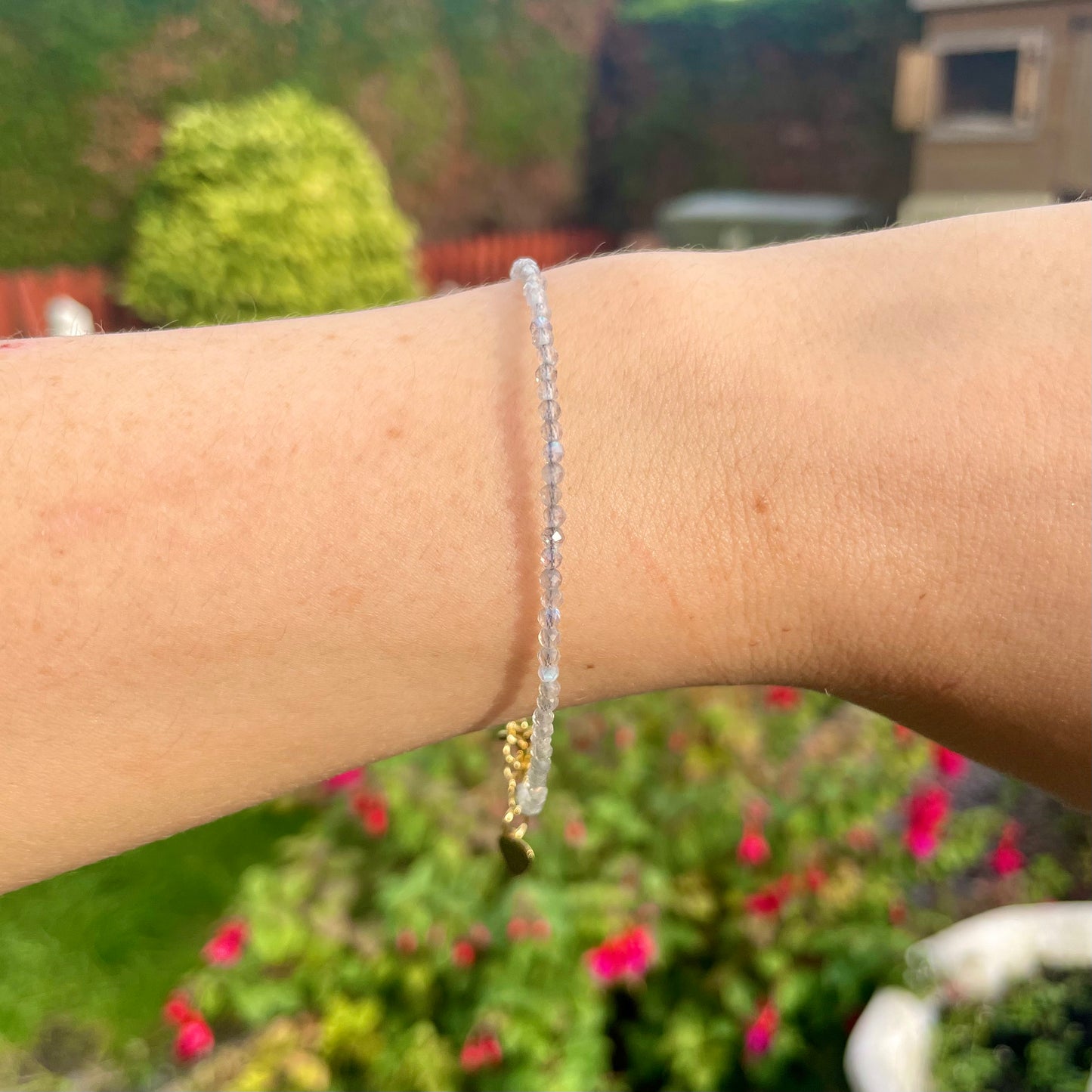 Labradorite Minimalist Bracelet 🌃