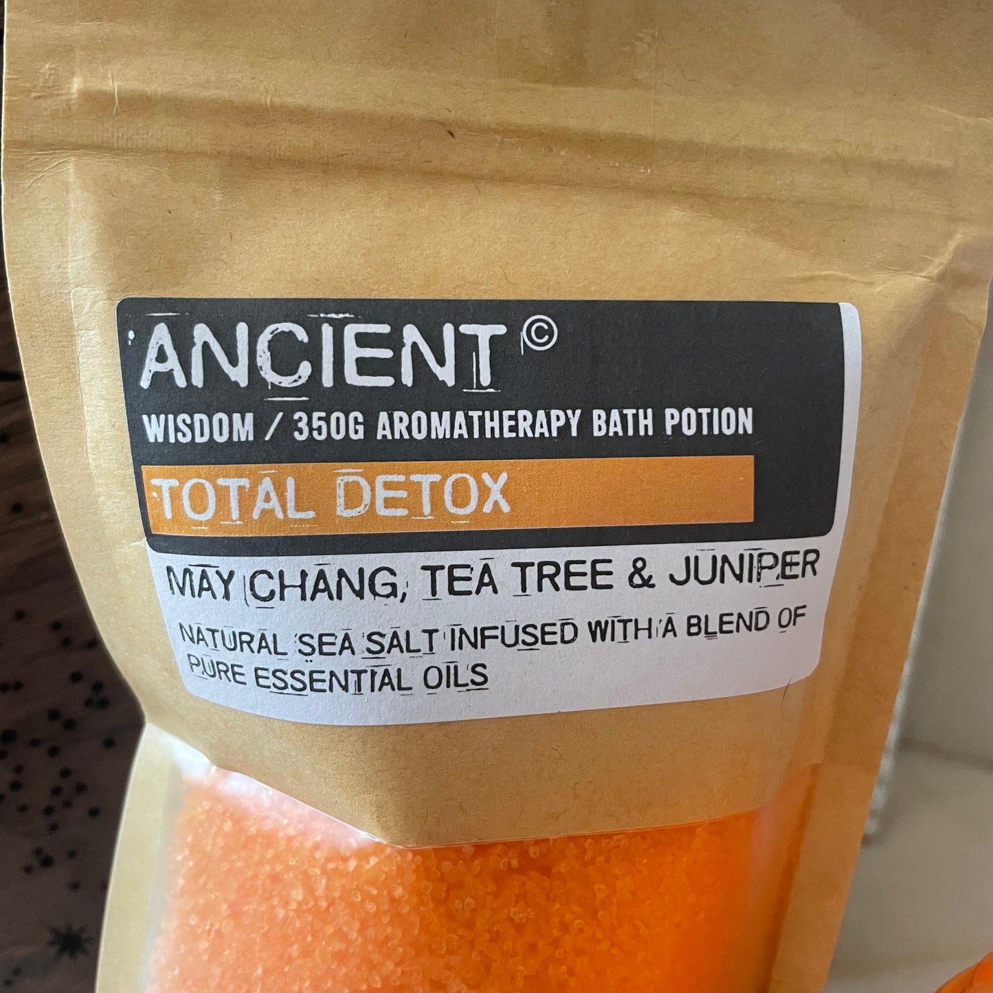 Total Detox Aromatherapy Bath Potion 350g 🧪🧡