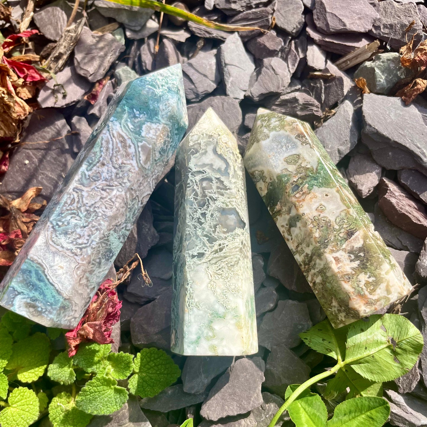 Moss Agate Towers - choose your own!