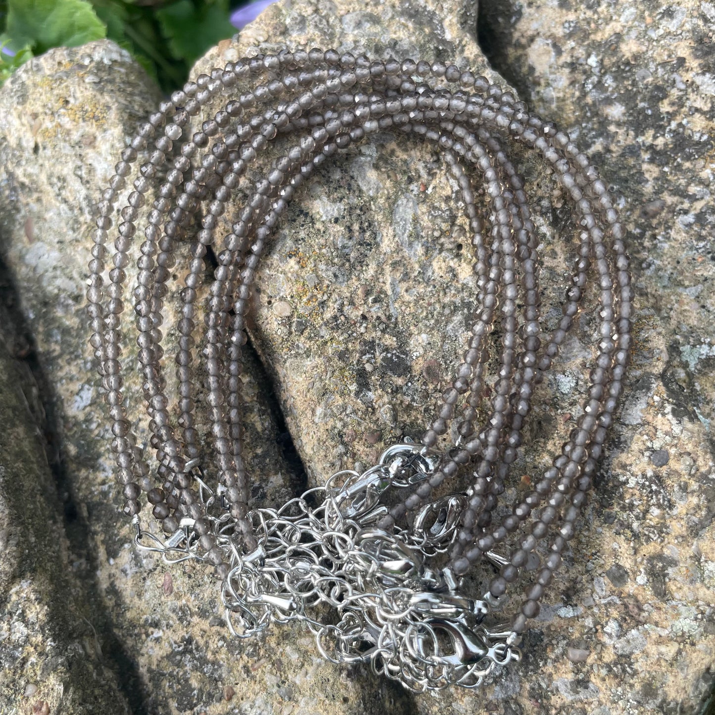 Smoky Quartz Minimalist Bracelet 🤎