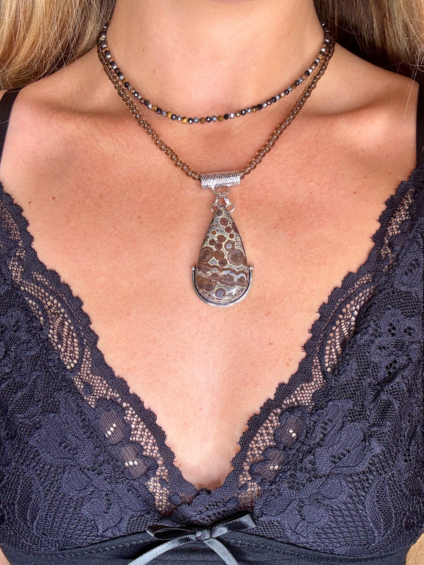 The Harvest Witch Collection: Set 4 - Asteriod Jasper & Smoky Quartz